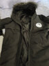 雅鹿羽绒服男加厚2023新款工装派克大毛领情侣燕麦色冬装外套YZX 军绿【男款｜貉子毛领】 185/2XL（建议170-200斤） 实拍图