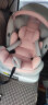 Heekin德国 儿童安全座椅汽车用0-4-12岁婴儿宝宝360度旋转ISOFIX硬接口 尊享粉(遮阳棚+上拉带+侧保护) 晒单实拍图
