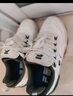 斐乐（FILA）FUSION斐乐潮牌踢板鞋KICK女鞋潮流百搭滑板鞋运动鞋休闲鞋 初雪白/暗绿-PC 37.5 实拍图