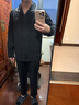 蕉内（Bananain）棉棉301H睡衣男女士纯棉吸湿速干情侣家居服长袖套装空调房夏季 【男士】黑色 S 实拍图