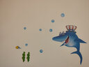吉朵芸 儿童房可爱卡通动物墙贴纸动漫贴画自粘班级教室布置墙面装饰贴 海洋鱼 大 实拍图