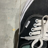 VANS范斯官方 经典款Authentic黑色经典款高街复古帆布鞋 黑色 42.5 实拍图