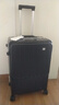 世界地理德国前开盖行李箱男拉杆箱密码箱女万向轮旅行箱包24英寸酷炫黑 实拍图