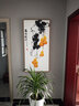 佑圣新中式客厅装饰画晶瓷画客厅简约三联画卧室沙发背景墙壁画兰花 兰花三联 50*70拉丝亮钛金【晶瓷画】 实拍图