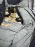 BOBBY BIZZ时尚男装2024冬季新款95%鹅绒连帽中长款加厚保暖男士羽绒服外套 黑羽金钻（男女同款） M 【115-130斤/白鹅绒371g】 实拍图