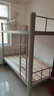 亿鉴闭口上下床上下铺成人高低床双层宿舍床2023新款铁艺钢制架子 1.2米宽白色 超厚闭口送杉木床板 实拍图