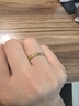 六福珠宝足金碎碎冰时尚光面黄金戒指实心戒指送礼 计价 G16TBGR0005 11号-2.36克(含工费267元) 实拍图