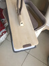 木野村双边套平板拖把替换布拖地布家用粘贴式拖布头懒人墩布刮刮乐4块 灰色(双边套/4块装) 32 x 10 厘米 实拍图
