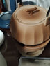 瓷牌茗茶具（cipaiming teaset）茶壶粗陶烧水壶户外酒精炉煮茶壶陶瓷围炉煮茶茶具套装 竖纹古鸣壶+古焰精酒炉 实拍图