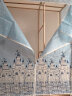 布衣柜 简易衣柜实木防潮双人衣柜简易超大空间 衣柜布现代简约衣橱收纳 蓝色城堡1.05B（需要其他颜色备注） 实拍图