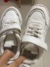 哈比熊童鞋春秋儿童运动鞋小白鞋男童鞋革面休闲女童鞋GS7593 白色26码 实拍图