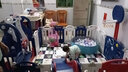 幼贝臣儿童游戏围栏宝宝婴儿学步爬行垫安全护栏栅栏家用室内儿童游乐场 1.86m*1.92m蓝白秋画+架马梯球池200球 实拍图