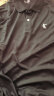 乔丹 短袖t恤男士夏季新款时尚上衣速干透气健身装休闲运动服冰丝半袖 黑色-POLO（透气）系列2 XL 实拍图