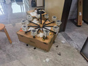 雷士（NVC）美式轻奢水晶玻璃丽影智能LED客厅吊灯餐厅吊灯卧室灯具套餐 丽影 10头 100瓦 智能吊灯 实拍图