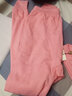 浪莎秋衣秋裤女纯棉薄款保暖内衣套装女式棉毛套舒适打底衫 洋红 XXL 实拍图