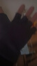 南极人半指手套男冬季加绒防寒保暖手套秋冬女户外开车骑车半截骑行手套 灰色【麂皮绒】 实拍图