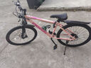 飞鸽（FLYING PIGEON）山地自行车成人男女变速山地车青少年中小学生车越野户外骑行单车 【铝合金】G8002代-辐条轮-粉色 26寸轮组（适合160-180cm） 21速入门版 实拍图