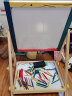 贝伦多实木幼儿园小学生儿童双面画板画架套装小黑板支架宝宝画画写字板 高65cm彩色画板+赠品 实拍图