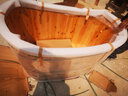尚田泡澡木桶浴桶木质家用小卫生间沐浴桶成人洗澡盆圆形实木洗澡木桶 1米1长 望月 实拍图