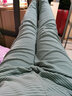 娇银月子服春秋纯棉产后哺乳睡衣长袖孕妇睡衣怀孕期产妇和服哺乳衣 色织条纹（轻奢紧塞纯棉） L（适合体重140斤以内） 实拍图