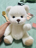 莉娜熊（TeddyTales）小熊玩偶毛绒玩具泰迪手作熊公仔娃娃生日礼物送女生 恐龙小奶白 搭配短毛崽崽 礼盒装 实拍图