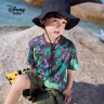迪士尼（DISNEY）童装儿童男童短袖T恤棉质针织卡通上衣打底衫24夏DB321BE02灰130 实拍图