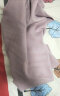 vtt 保暖背心女加绒加厚秋冬季新款塑身塑形美体棉内衣内穿打底衫上衣 灰紫+肤粉 170(XL) 晒单实拍图