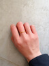 百泰首饰（BATAR JEWELLERY）生日礼物黄金戒指女足金车花线五线圈金指环女戒情侣对戒线戒 12号【金重约0.5g-0.6g】 实拍图