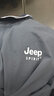 JEEP SPIRIT吉普短袖T恤男夏季男士修身上衣翻领POLO打底衫男装 深灰色 3XL 实拍图