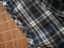 Foss Phil格子长袖衬衫男春夏季港风休闲薄款衬衣外套C2158藏青格3XL 实拍图