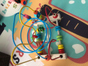 木制串珠绕珠1-2-3周岁男女孩婴幼儿童6-12个月宝宝动手动脑智力玩具 三轨绕珠动物款 实拍图