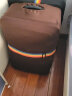 班哲尼 拉杆箱旅行箱保护套弹力行李箱套防尘雨罩加厚耐磨托运套 咖啡色适用26英寸27英寸28英寸29英寸拉杆箱 实拍图