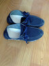 红青百年老北京布鞋男夏季帆布鞋男士休闲鞋韩版时尚百搭透气工作鞋开车鞋 系带款（蓝色） 41 实拍图