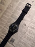 【新年礼物】斯沃琪（Swatch）瑞士手表 原创系列  绅士蓝 双历 时尚运动送男友送女友石英表GN718 晒单实拍图