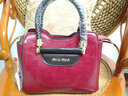 喵小姐轻奢高端品牌女士手提单肩包包女包新款复古大容量妈妈斜挎小方包 红色(时尚个性精致气质妈妈包) 实拍图