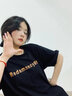 文化衫定制t恤印字衣服广告衫工衣定做工作服短袖订做同学聚会服装订制印logo 白色 XL 实拍图