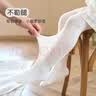尼多熊女童连裤袜夏季薄款宝宝打底袜打底裤春季舒适透气纯色裤袜浅灰色 实拍图
