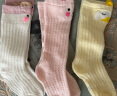 9i9婴儿袜子夏宝宝长筒袜新生儿网眼防蚊袜精梳棉袜松口3双粉 晒单实拍图
