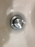 秉龙洗脸盆304不锈钢下水器 面盆洗手池玻璃台盆去水器落水管弹跳配件 304短款弹跳有孔下水器  送扳手 实拍图