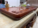 云涧堂 整块茶盘实木家用花梨木茶台简约茶海托盘 原木功夫茶具 鱼跃龙门50*30*4.5cm 实拍图