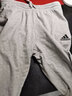 阿迪达斯（adidas）裤子男 26春季新款运动休闲裤健身训练运动裤舒适保暖宽松长裤 灰色加绒/经典三条纹/晒图退5 XL 实拍图