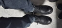 海澜之家（HLA）夏季男鞋2024新品休闲皮鞋低帮商务休闲鞋男复古防滑透气鞋子男 黑色 42 实拍图