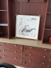紫腾随轩齐白石装饰画新中式客厅背景墙面挂画卧室饭厅餐厅水墨虾壁画实木 墨虾 70*70cm（有机玻璃）（默认红木色框） 实拍图