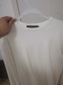 皮尔卡丹（pierre cardin）英伦简约修身内搭低领毛衣男圆领紧身针织衫秋冬发型师打底衫男潮 08白色 2XL （135-155斤） 实拍图