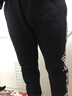 阿迪达斯（adidas）男裤 25秋季新款运动裤跑步训练裤子棉质透气休闲束脚针织长裤 绅士黑/双层针织/主推款 2XL 码【185-190cm/190-200斤】 实拍图