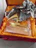 吉祥源  一帆风顺水晶帆船摆件创意纪念品定制刻字退休离职留念商务礼品K9水晶商务礼品家居客厅装饰品 锦绣前程（新款）长宽高23.5*6*20CM 实拍图