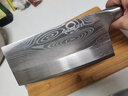 【京超直发】力王（LIVEON）切菜刀家用厨房刀具大马士革纹斩切两用刀斩骨刀剁肉刀菜刀单刀超锋利 斩切刀 大马士革纹 实拍图