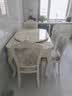 秀帛欧式餐桌家用可伸缩拉伸田园风组合套变形餐厅桌椅家庭长方形圆桌 单独椅子一把，单拍不发 方圆两用餐桌(1.2米)单桌s 实拍图