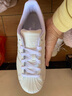 ADIDAS阿迪达斯经典时尚贝壳头运动板鞋（三叶草系列休闲小白鞋男女） 白色 EF5399 39 实拍图