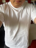 网易严选200g重磅纯棉T恤5A级抑菌不易变形耐水洗夏季短袖男女同款送男生 本白色 L 实拍图